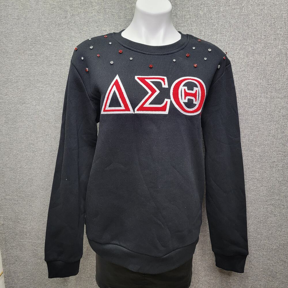 DELTA SIGMA THETA SORORITY COLLEGIATE SWEATSHIRT, SIZE M, NWOT